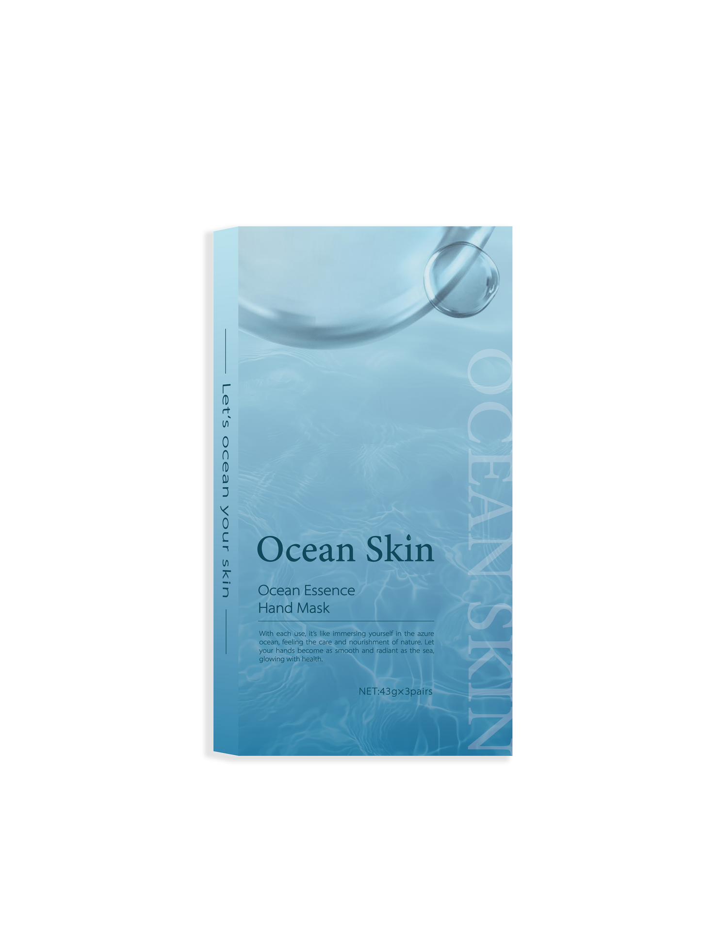 Ocean skin hand scrub & mask 3 pieces box