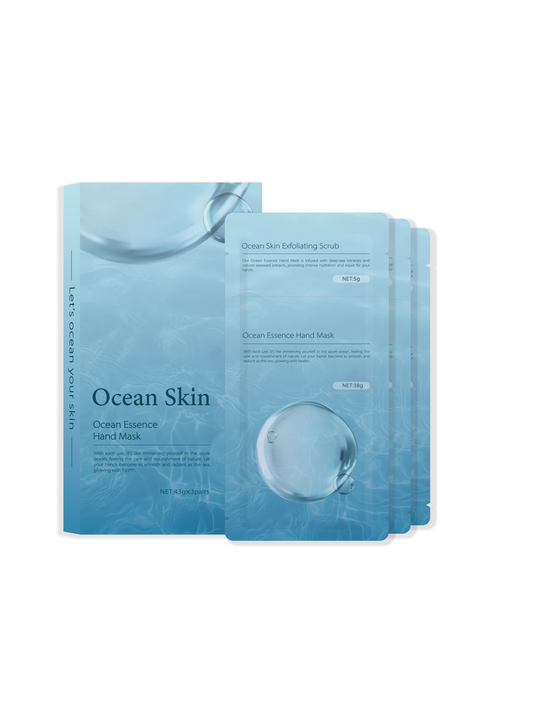 Ocean skin hand scrub & mask 3 pieces box